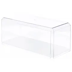 Pioneer Plastics 576CD-UV Clear Plastic Display Case for Large 1:18 Scale Cars (Mirrored, UV Resistant), 15.5" W x 7" D x 6" H (Mailer Box)