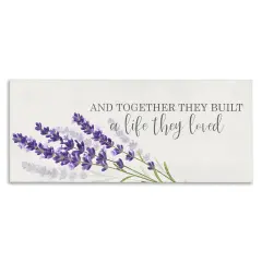 Stupell Industries Life They Loved Lavender Canvas By Kim Allen