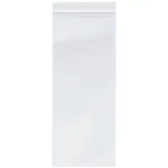 Plymor 5" x 12", 2 Mil Zipper Reclosable Plastic Bags