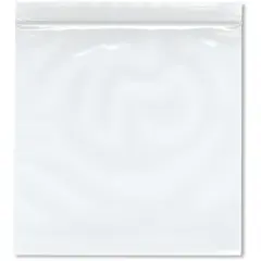 Plymor 8" x 8" (Pack of 100), 6 Mil Industrial Duty Zipper Reclosable Plastic Bags