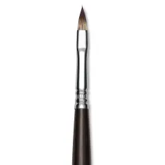 Escoda Vintage Synthetic Brush - Filbert, LongHandle, Size 4