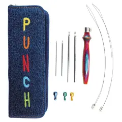 KnitPro Punch Needle Art Kit-The Vibrant Kit