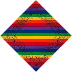 Unisex Bandanas Single Pack Super Soft Cotton 22 inch Cowboy Large Handkerchief with Nice Package