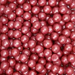 Krazy Sprinkles - Rose Gold Pearl 8mm Beads (1/2 Cup, 1x Jar) for Cakes, Ice Cream & Cookies