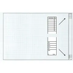 Clearprint 24" x 36" 1000H Design Vellum Sheets with Architect Title Block, 16 lb., 100% Cotton, 100 Sheets Per Pack, 1 Each