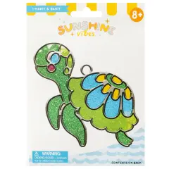 Colorbok Sunshine Vibes Makit & Bakit Suncatcher Kit-Turtle