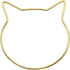 John Bead Iron Metal Animals Shapes Macram&eacute; Frame Cat