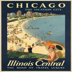 Chicago - Vintage Travel Poster Prints