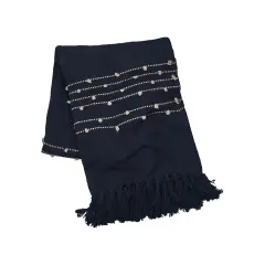 Tabb Onyx Dune Throw Blanket