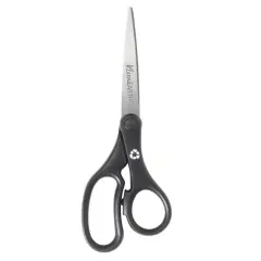 KleenEarth&reg; Basic 8" Scissors, Straight, Black