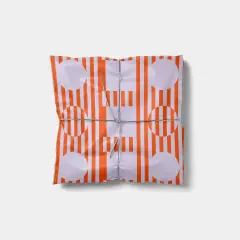 Modern Stripe Geo Gift Wrap