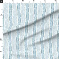 Various Fabrics by the Yard or Fat Quarter Traditional Classic Stripe Grandmillennial Feather Dots Lines Cottage Cottagecore Timeless Blue Monochromatic Sophisticated Coastal Farmhouse Custom Printed Fabric by Spoonflower
