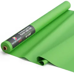 Exquisite Plastic Table Cover Roll &ndash; 40" x 300' Disposable Tablecloth Roll &ndash; Premium Thick 0.5 MIL Plastic Banquet Roll &ndash; Party Table Cover Roll for Events & Catering Lime Green