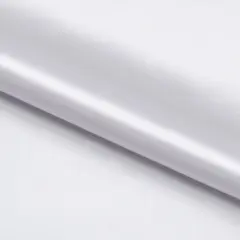 Stretch Satin Look Recycled Nylon Spandex Fabric White