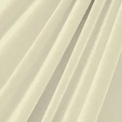 1 Yard Stretch Velvet Fabric Medium Weight Soft Sheen 4-Way Stretch Apparel 58/60" Width Ivory