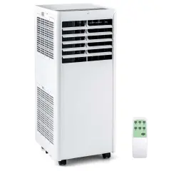 Costway 5000 BTU (8000 BTU ASHRAE) Portable Air Conditioner with Dehumidifier and Fan Sleep Mode and 24H Timer
