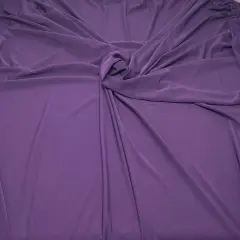 1 Yard Soft ITY Knit Solid Fabric Smooth Stretchy Material for Stylish Draped Clothing 60 Inch Width B. Plum