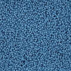 John Bead 11/0 Opaque Dyed Solgel Czech Glass Seed Beads, 250g Blue