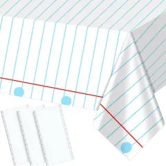 4 Pcs Preschool Kindergarten Back to School Party Tablecloth