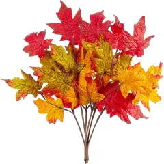6 Pcs Fall Maple Branches