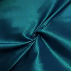 1 Yard 60" Wide Teal Stretch Taffeta Fabric Solid Satin Polyester for Dresses, Bridal Gowns & Crafts