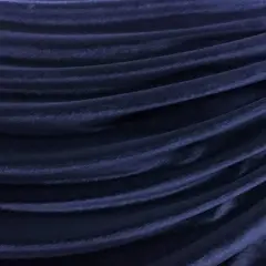 1 Yard Stretch Velvet Fabric Luxury Soft 4-Way Stretch Fashion Costume 58/60" Width Navy