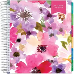 7 Periods Teacher Planner - 8.5x11 (Spring Floral)