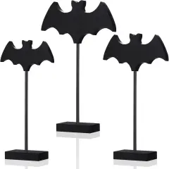 3 Pieces Halloween Wood Table Decor