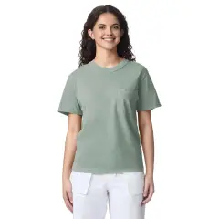 Comfort Colors&reg; Garment-Dyed Heavyweight Pocket Crewneck Short Sleeve T-Shirt Bay