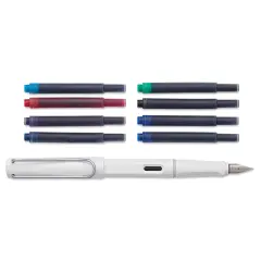 Lamy Safari Fountain Pen Set - White, Fine Nib *BLICK Exclusive*