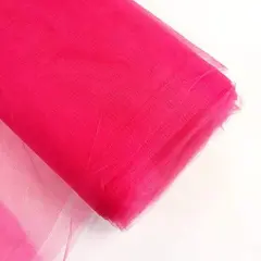 40 Yard Sheer Diamond Net Tulle Fabric Bolt for Wedding Arch Pew Bow Crafts 54 inch Width Hot pink