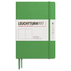 Leuchtturm1917 Blank Hardcover Notebook - Spring Leaf, 5-3/4" x 8-1/4"