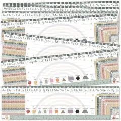 30 Modern Boho Desk Name Tags for Classroom (14x4)