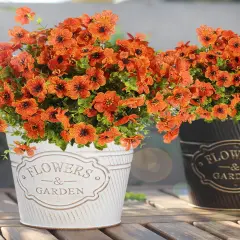 12 Bundles Fake Flowers for Fall Decorations