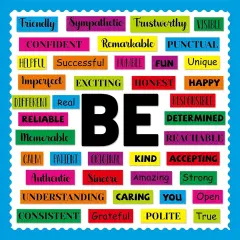 Affirmation Station Bulletin Board Set - Colorful