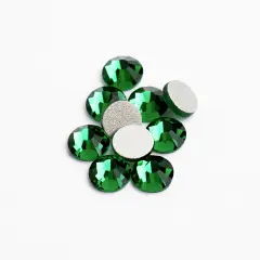 Crystal Lane DIY SS3 Glass Flatback Rhinestones, 1440pcs Emerald