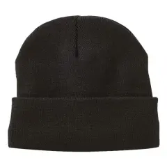 Sportsman&reg; Sherpa Lined Cuffed Beanie Black