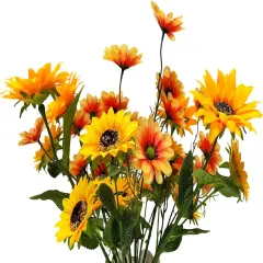 12 Bundles 1.5ft Artificial Sunflower with 36 Heads