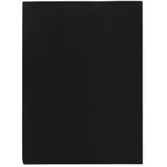 Plymor 9" x 12", Black 2 Mil Flat Open Plastic Poly Bags