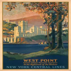 West Point US Military Academy - Vintage Travel Poster Prints