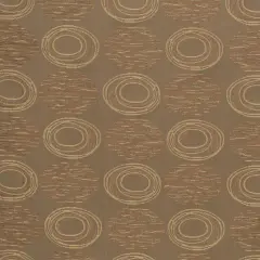 Chestnut - Brown AbstractGeometric Upholstery Fabric 54 Inches"