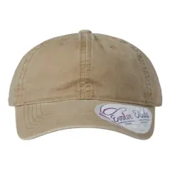Infinity Her&reg; Women's Pigment Dyed with Fashion Undervisor Cap Khaki/ Camo