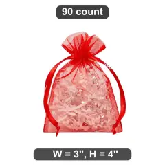 3" x 4" Organza Bag Perfect for Small Jewelry Gifts
