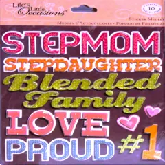 K & Company Life's Little Occasions Stepmother Dimensional Stickers