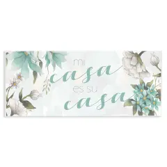 Stupell Industries Mi Casa Su Casa Flores Wall Plaque Art