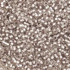 John Bead 10/0 Silver Lined Solgel Czech Glass Seed Beads, 500g Light Gray