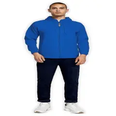 Gildan&reg; Classic Fit Full-Zip Long Sleeve Hooded Sweatshirt Royal