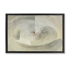 Stupell Industries Curving Freeform Abstract Framed Floater Canvas Wall Art Design by Noah Bay