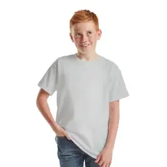 BELLA + CANVAS&reg; Youth Short Sleeve Crewneck Jersey T-Shirt Silver