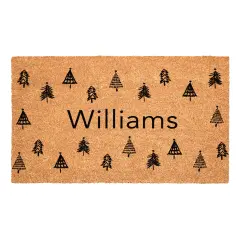 Personalized Christmas Tree Farm Doormat